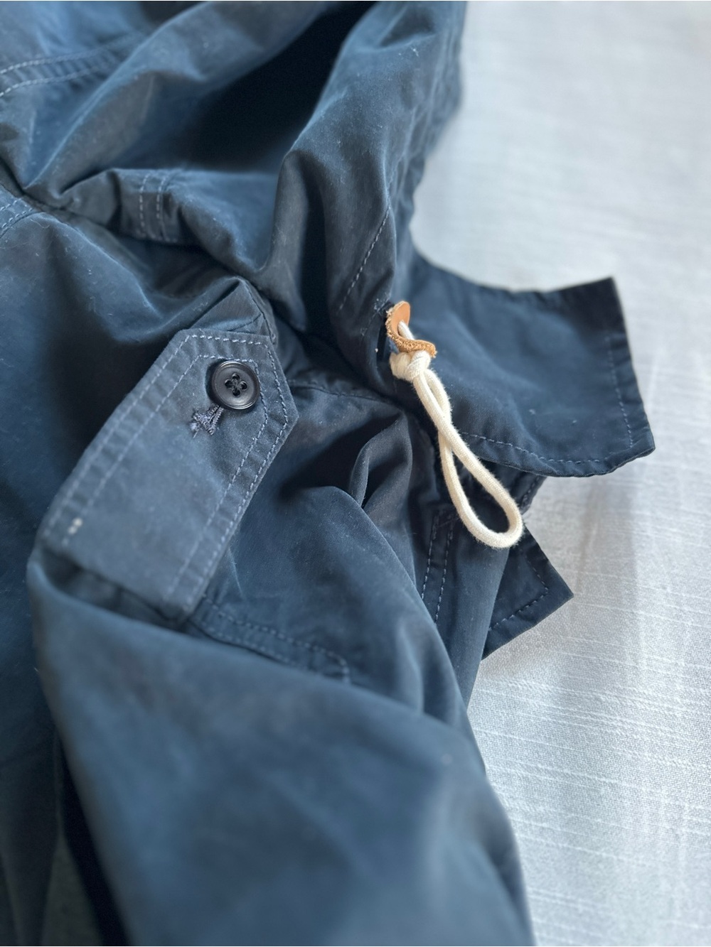 Abercrombie & Fitch Navy Blue Utility Anorak Parka Jacket | S - Picture 10 of 12